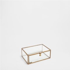 caixa vidro e metal Zara home €12,99